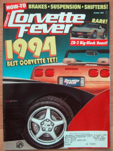 CORVETTE FEVER 1993 OCT - CALLAWAY LT1, ZR-2, PROJ 68,CLONES, 4-SP FIX, BRAKES